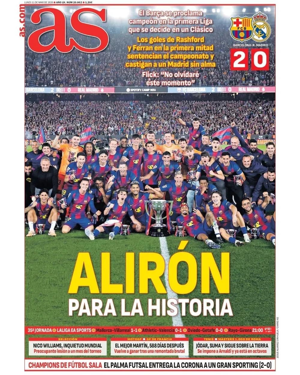 Las imágenes de las portadas de hoy