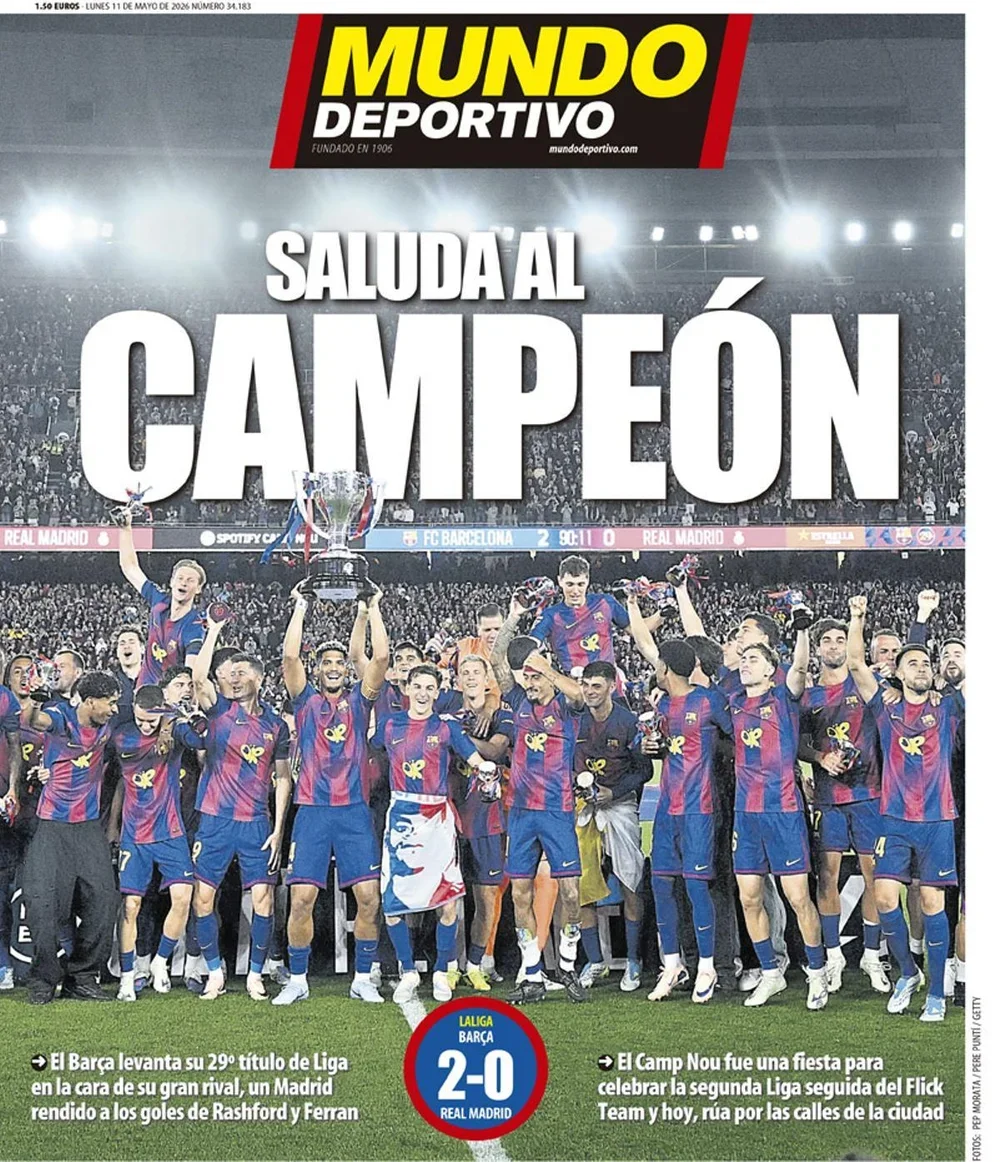 Las imágenes de las portadas de hoy