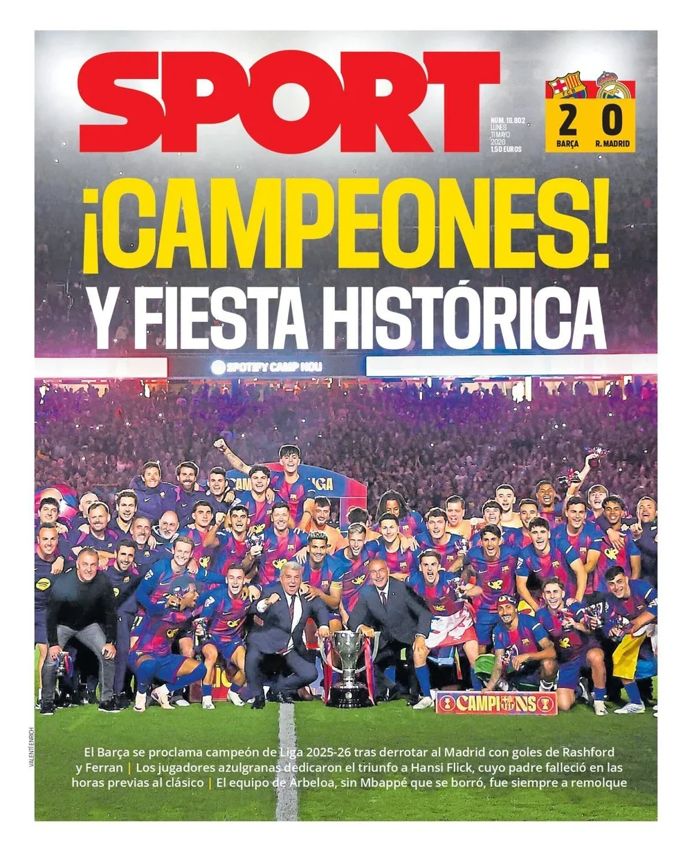 Las imágenes de las portadas de hoy